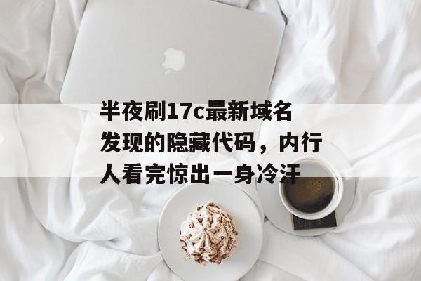 半夜刷17c最新域名发现的隐藏代码，内行人看完惊出一身冷汗